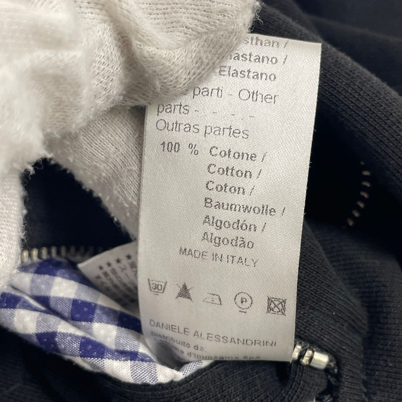 GREY DANIELE ALESSANDRINI / スウェット生地ライダースブルゾン 参考 