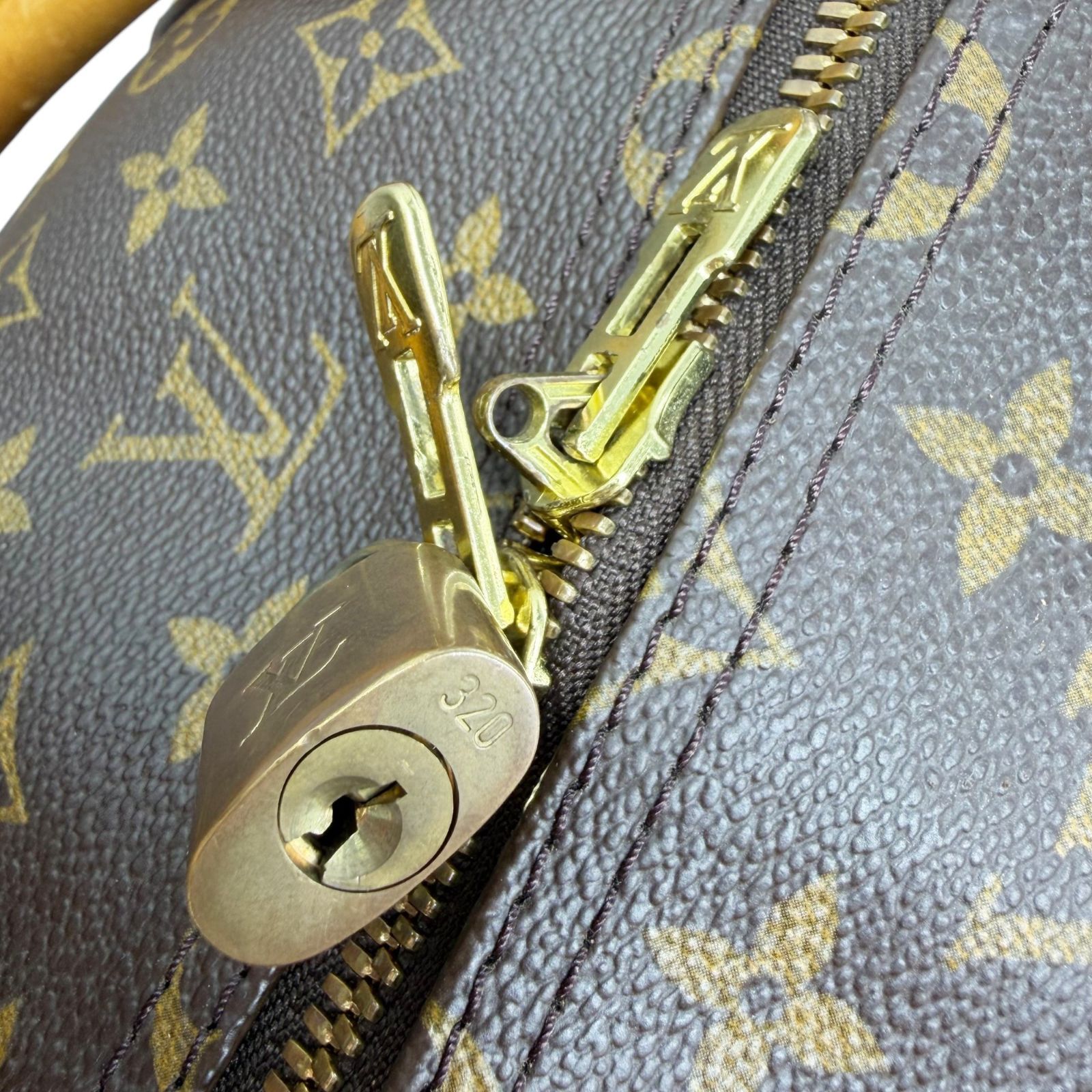 LOUIS VUITTON ルイヴィトン キーポル55 モノグラム ボストンバッグ 