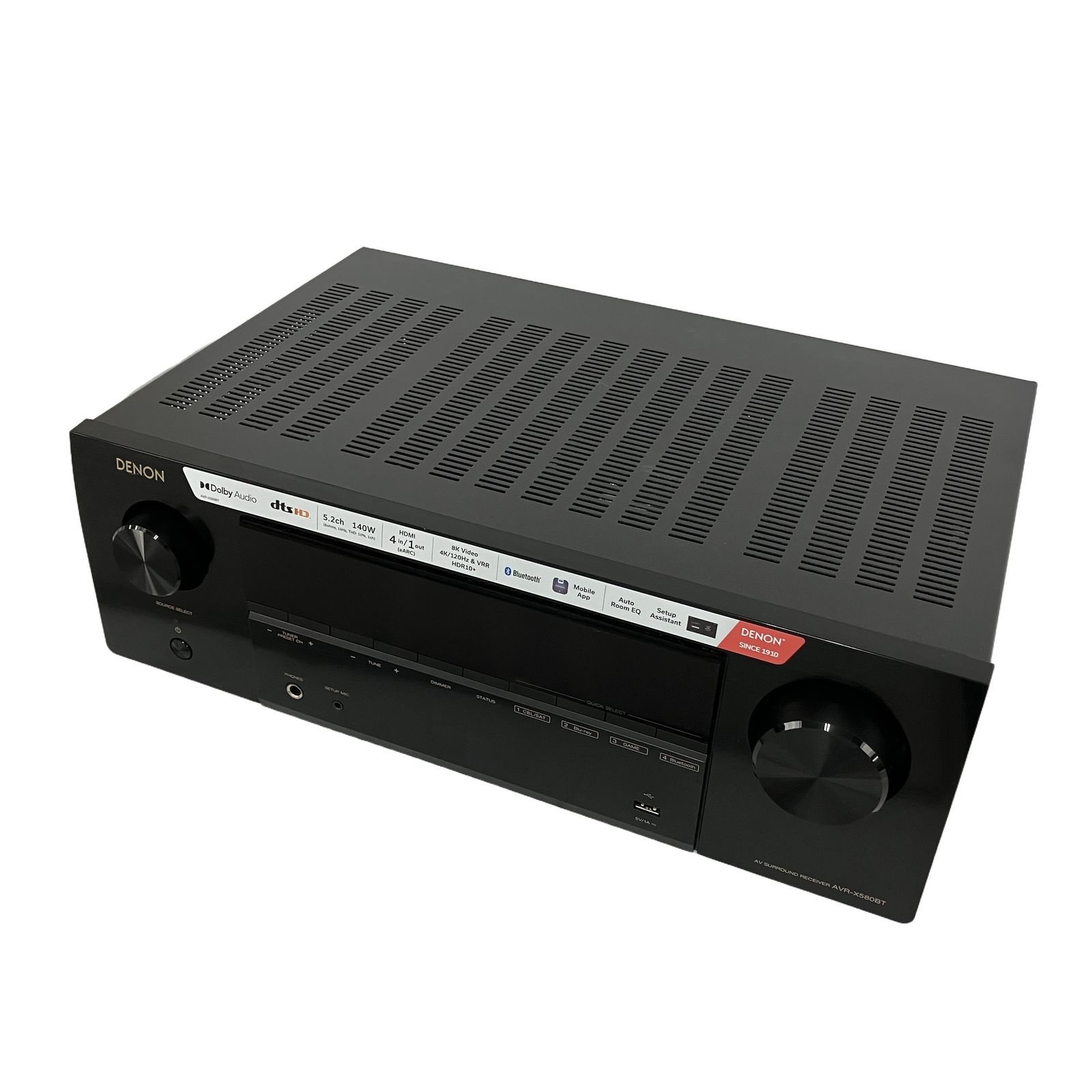 DENON AVR-X580BT サラウンド アンプ 音響 中古 Y11217195