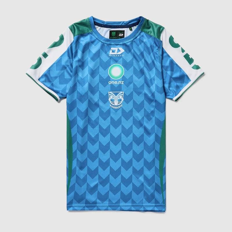 【送料無料・匿名配送】Dynasty ダイナスティ ニュージーランド・ウォリアーズ 2026 公式 キャプテンズラン Tシャツ 青 新品 正規品
