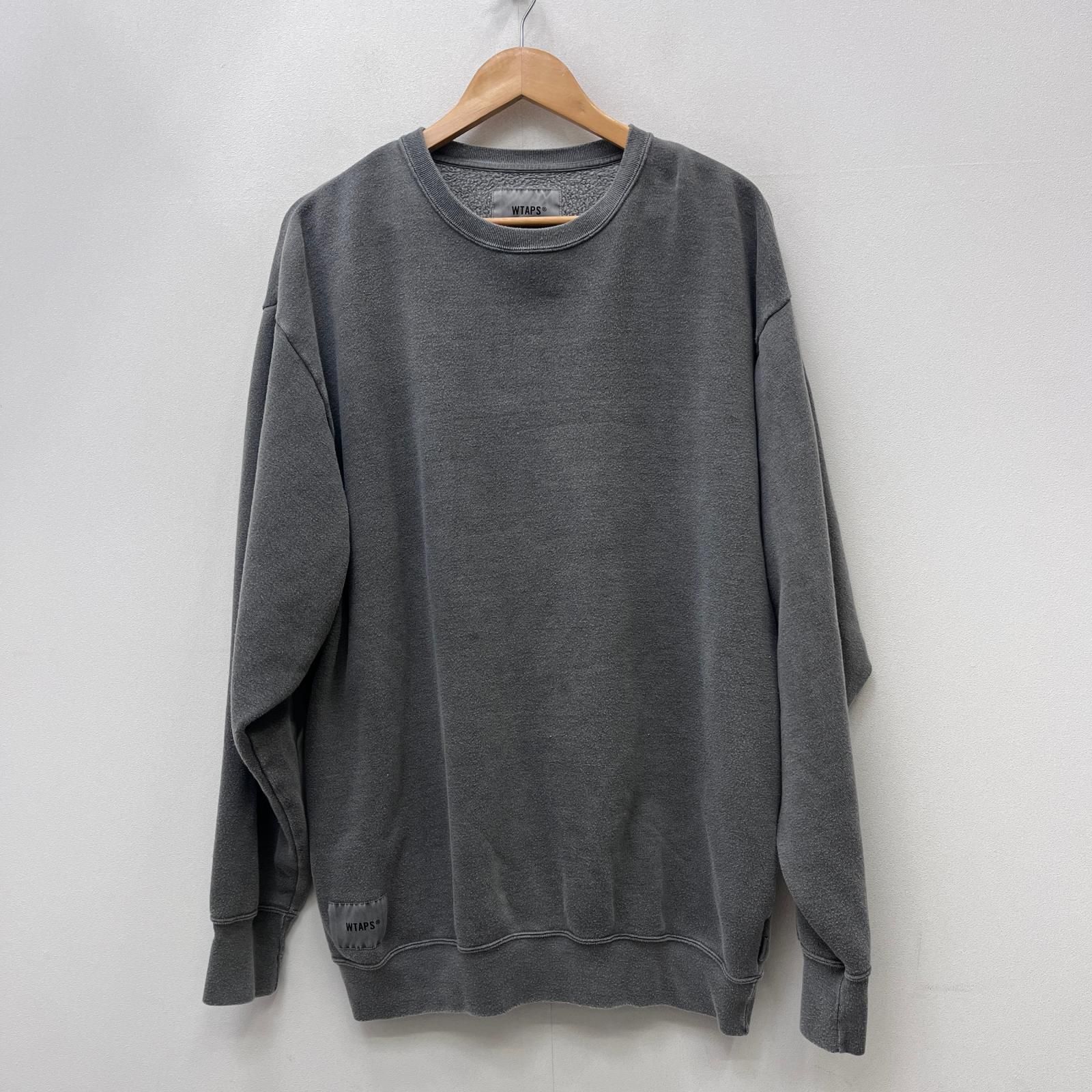 【加古川店】 中古 W)TAPS | ダブルタップス スウェット SIGN-OD SWEATER CTPL 252ATDT-CSM03 グレー サイズ：4 【104】