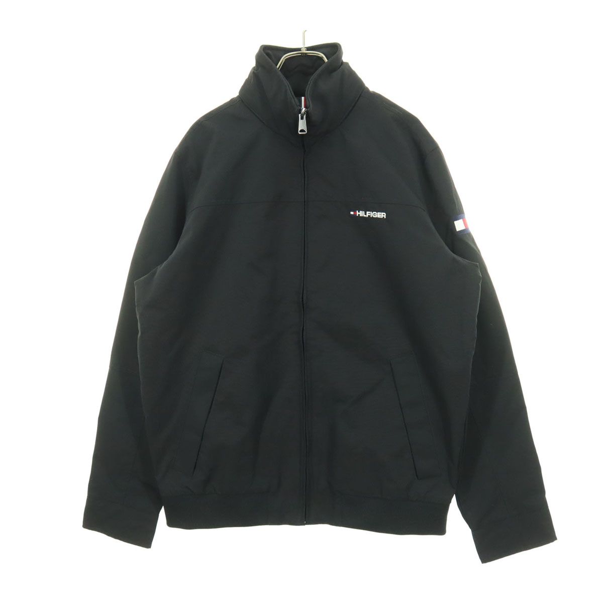 美品 TOMMY HILFIGER トミーヒルフィガー 長袖 フード付 ナイロン 
