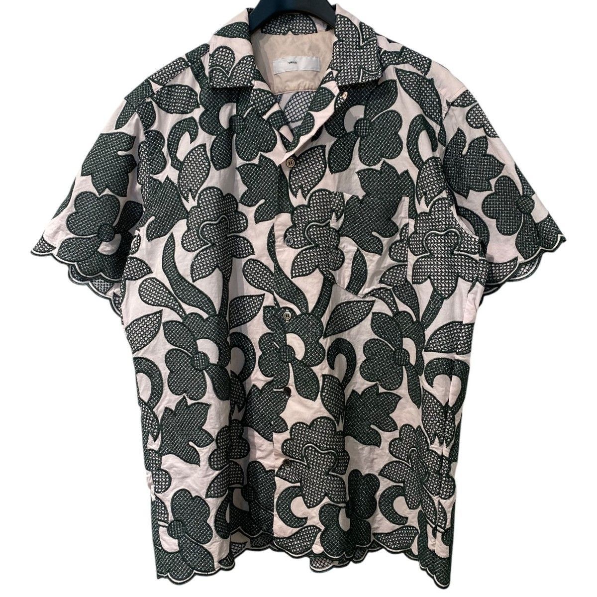 TOGA VIRILIS 25SS Embroidery S／S shirt刺繍半袖シャツ 8069000145083