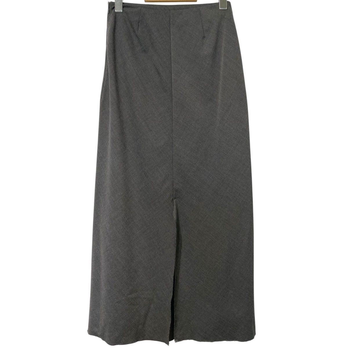 yo BIOTOP wool tight Aline skirtウールタイトAラインロングストレッチスカート 8069000145281