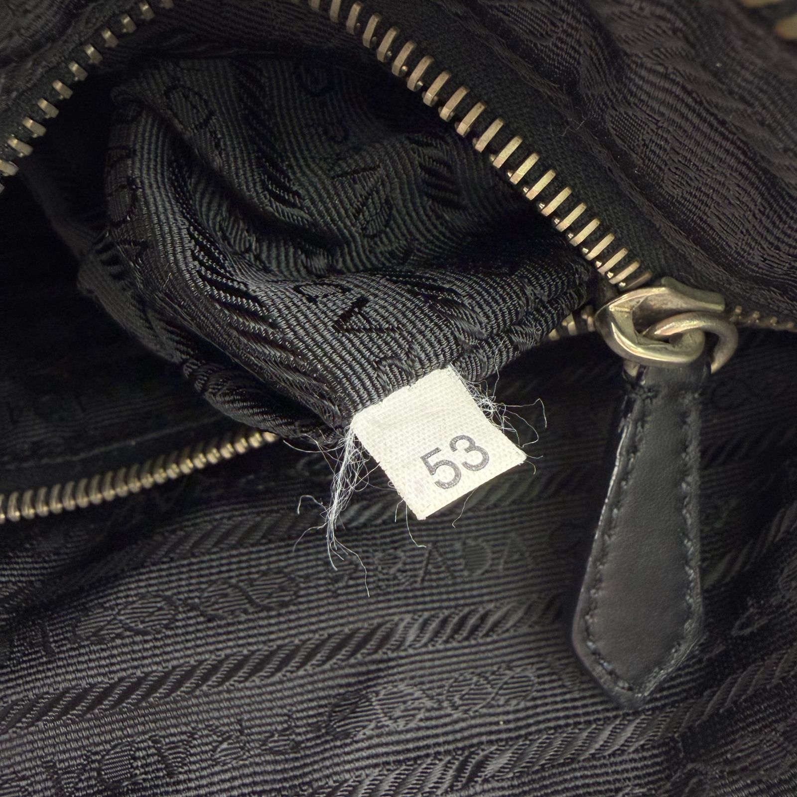 中古】PRADA プラダ トライアングルロゴ トートバッグ ショルダー 
