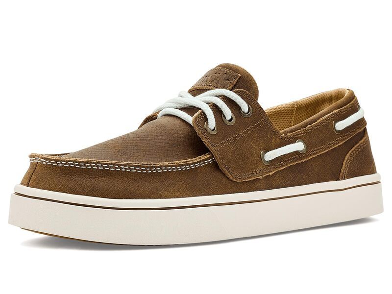 サヌーク メンズ シューズ レザー Sanuk Havaboat Leather Doe