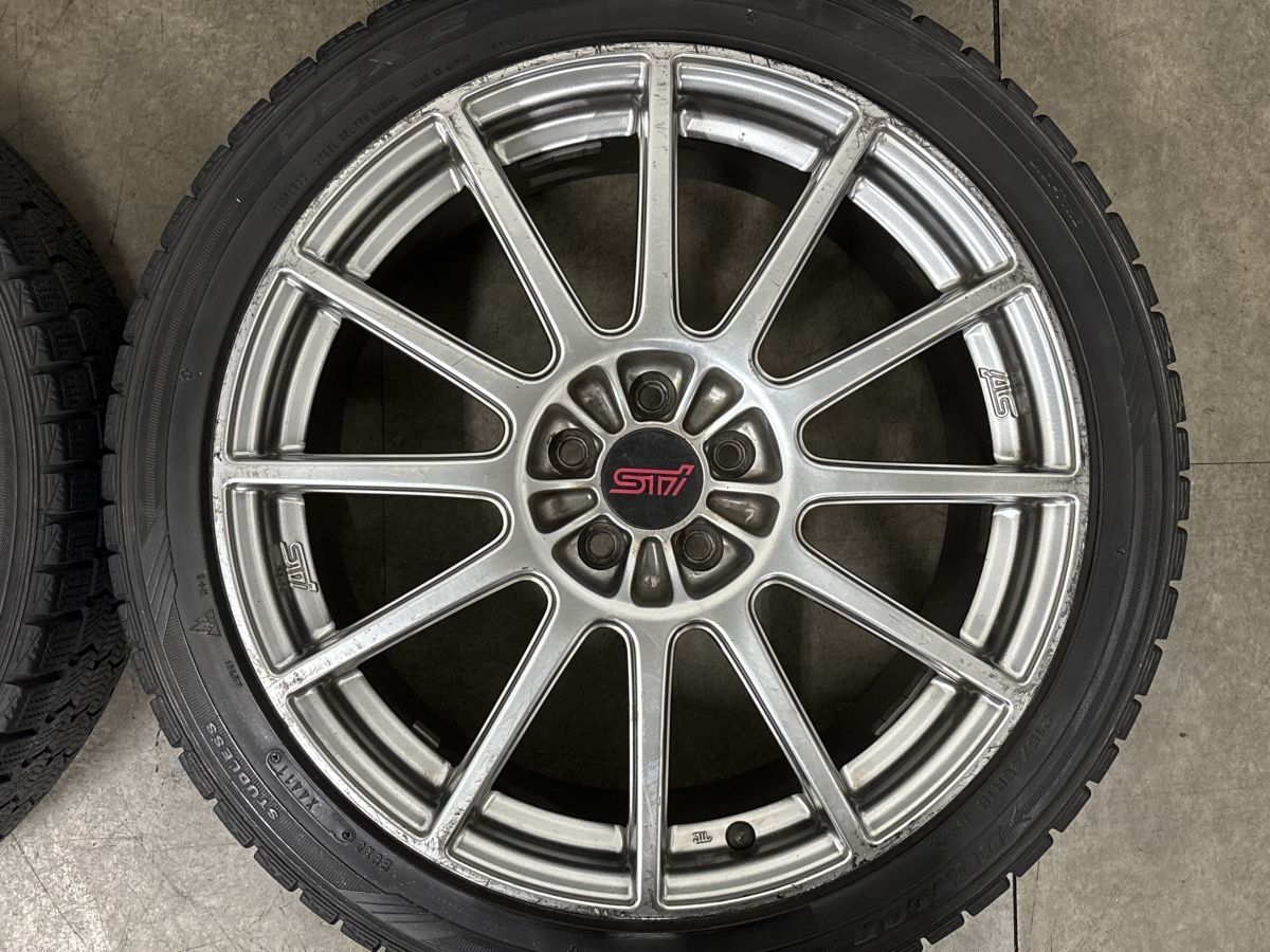 交換用に】スバル レガシィ STI 純正 18in 7.5JJ +55 PCD100