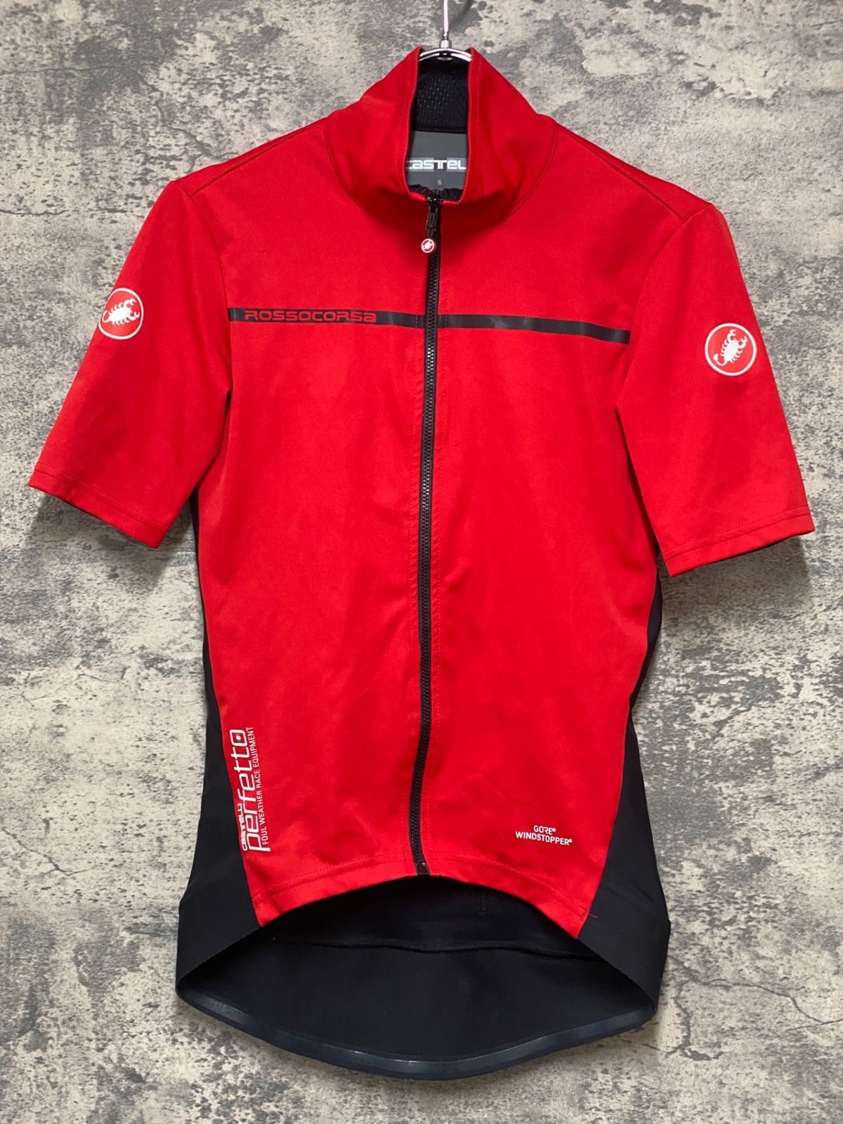 KE085 カステリ CASTELLI ロッソコルサ ROSSO CORSA perfetto 半袖 