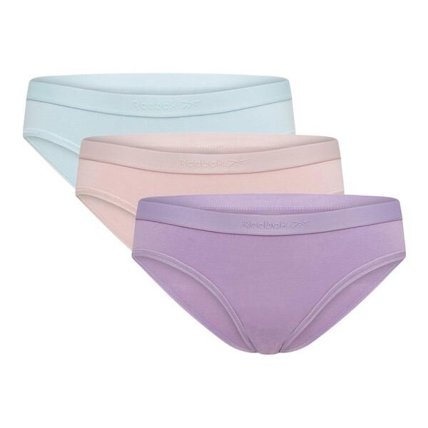 リーボック レディース アンダーウェア パンツ Reebok Womens 3 pack Briefs Dona BlueMauvePrpl ブルー