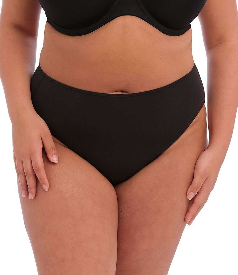 エロミ レディース アンダーウェア パンツ Elomi Smooth Full Brief Panty Black ブラック