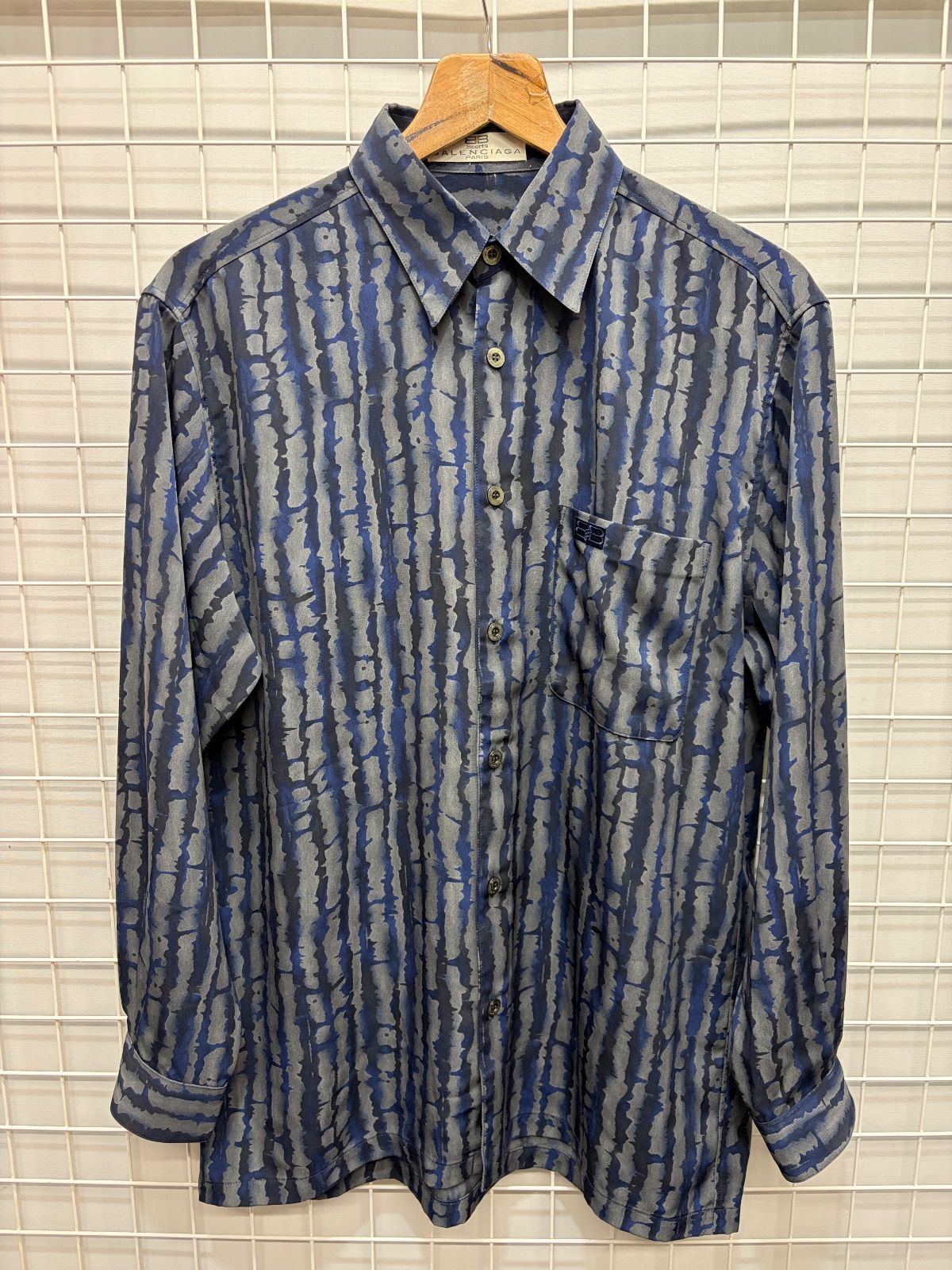 BALENCIAGA（バレンシアガ）長袖シャツ 柄 M 2604-318-リアル