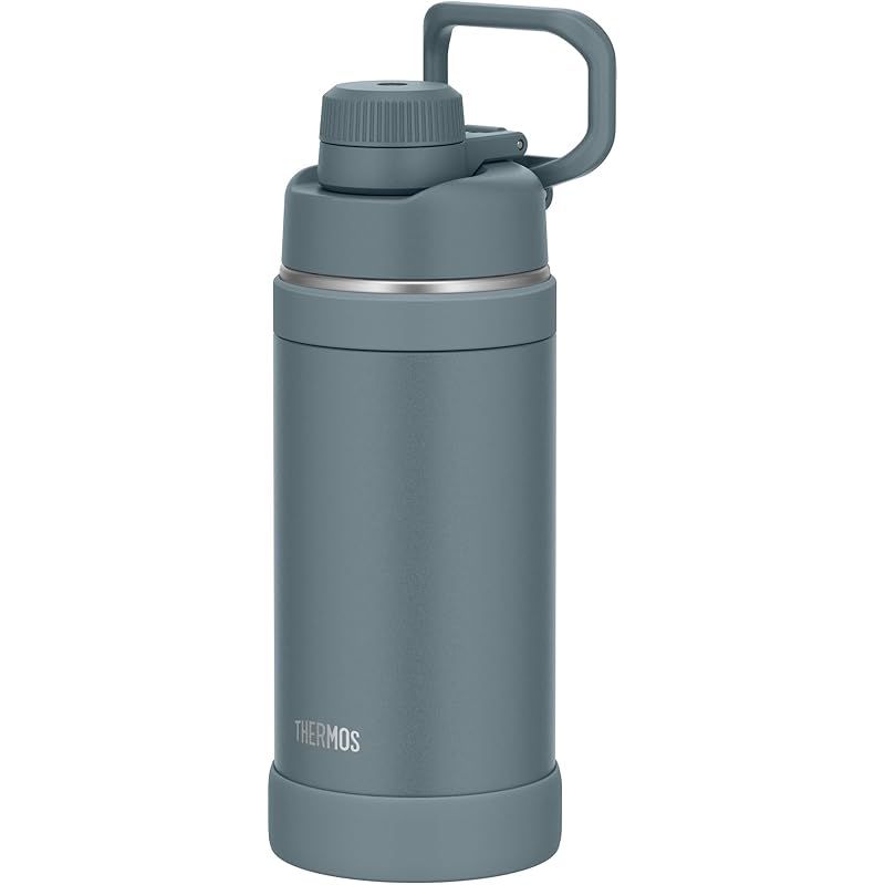 【新品】 【ハンドル付き・食洗機対応】サーモス 水筒 真空断熱スポーツボトル 750ml グレーネイビー 持ち運びに便利なキャリーループ 直飲み 飲み口が外せて洗いやすい 保冷専用 FJU-751 GNV