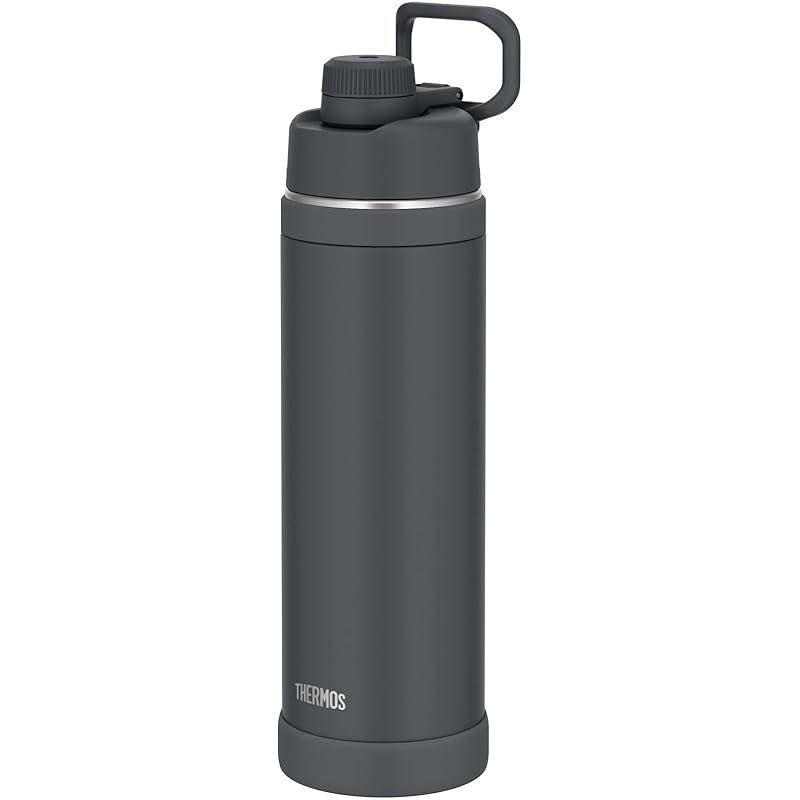 【新品】 【ハンドル付き・食洗機対応】サーモス 水筒 真空断熱スポーツボトル 1.5L マットブラック 持ち運びに便利なキャリーループ 直飲み 飲み口が外せて洗いやすい 保冷専用 FJU-1501 MTBK