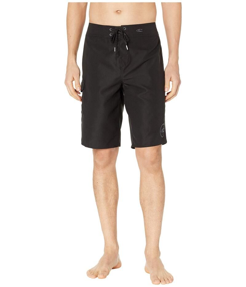 オニール メンズ 水着 ハーフパンツ・ショーツ ショートパンツ ONeill Santa Cruz Solid 20 Boardshorts Onyx