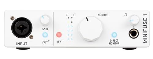 Arturia アートリア 音楽制作ソフト付属 ポータブル・オーディオインターフェイス MiniFuse 1 ホワイトma