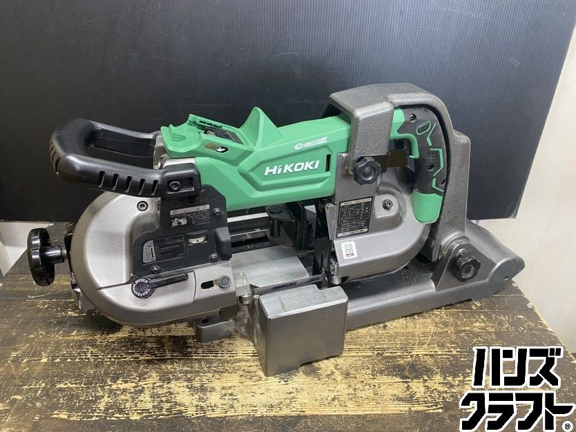 ●【送料無料】【中古品】ハイコーキ CB3612DA(XPZ) バンドソー バッテリー1個・充電器・ケース・スタンド付 【沖縄・離島・北海道除く】