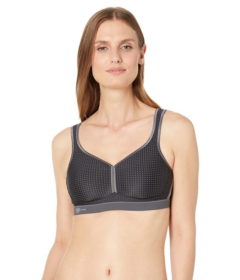 アニータ レディース アンダーウェア ブラジャー マキシ Anita Performance Sports Bra Maximum Support BlackAnthracit ブラック