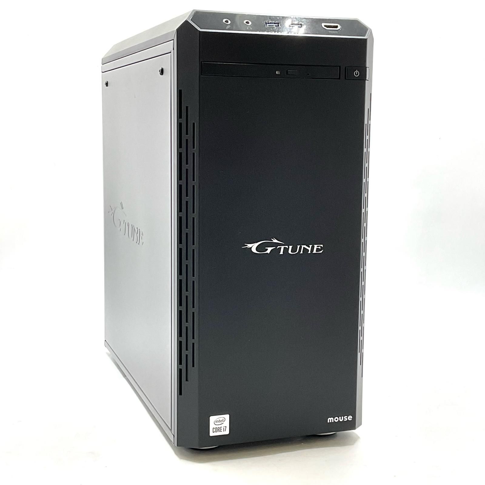 【全額返金保証】【最速発送】G-Tune ゲーミングデスクトップPC i7-10700 32GB M.2 SSD 256GB SSD 512GB GTX 1660 Super 美品 動作確認済
