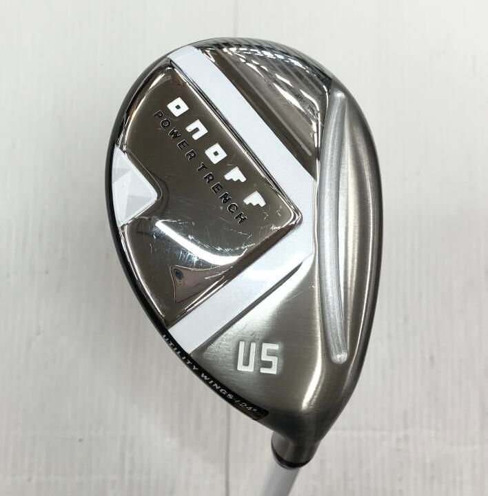 グローブライド　ONOFF UTILITY WINGS LADY 2025　24度　SMOOTH KICK LP-425U　Aフレックス　ユーティリティ　中古【最短即日発送】