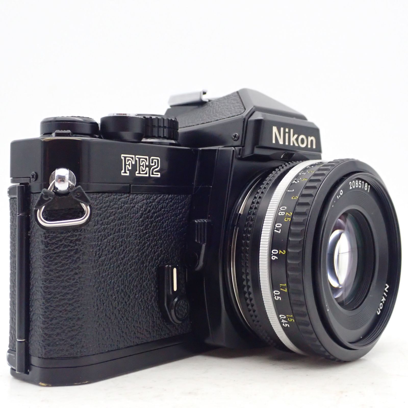 美品 Nikon FE2 ブラック 一眼レフフィルムカメラ 2123818 Ai-s Nikkor