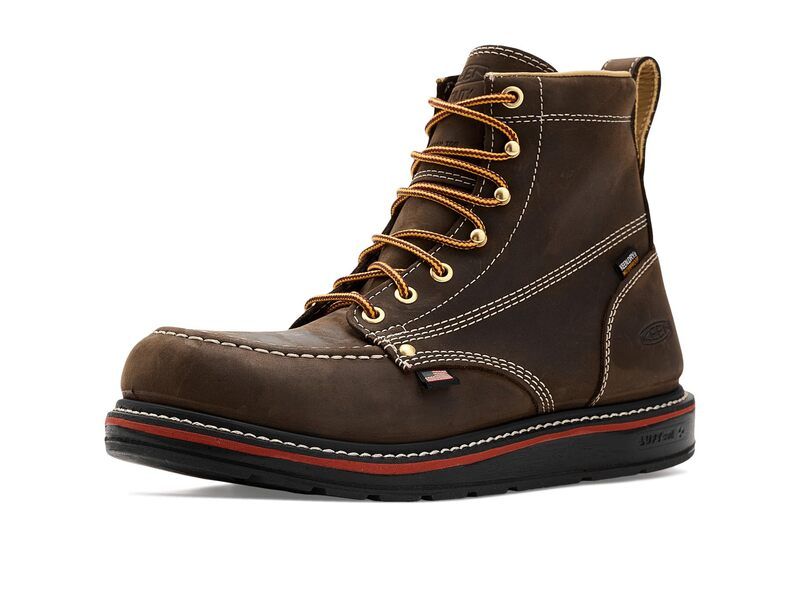 キーン メンズ シューズ ブーツ・レインブーツ KEEN Utility Liberty 6 Waterproof Boots Carbon Toe Coffee BeanBla コーヒー