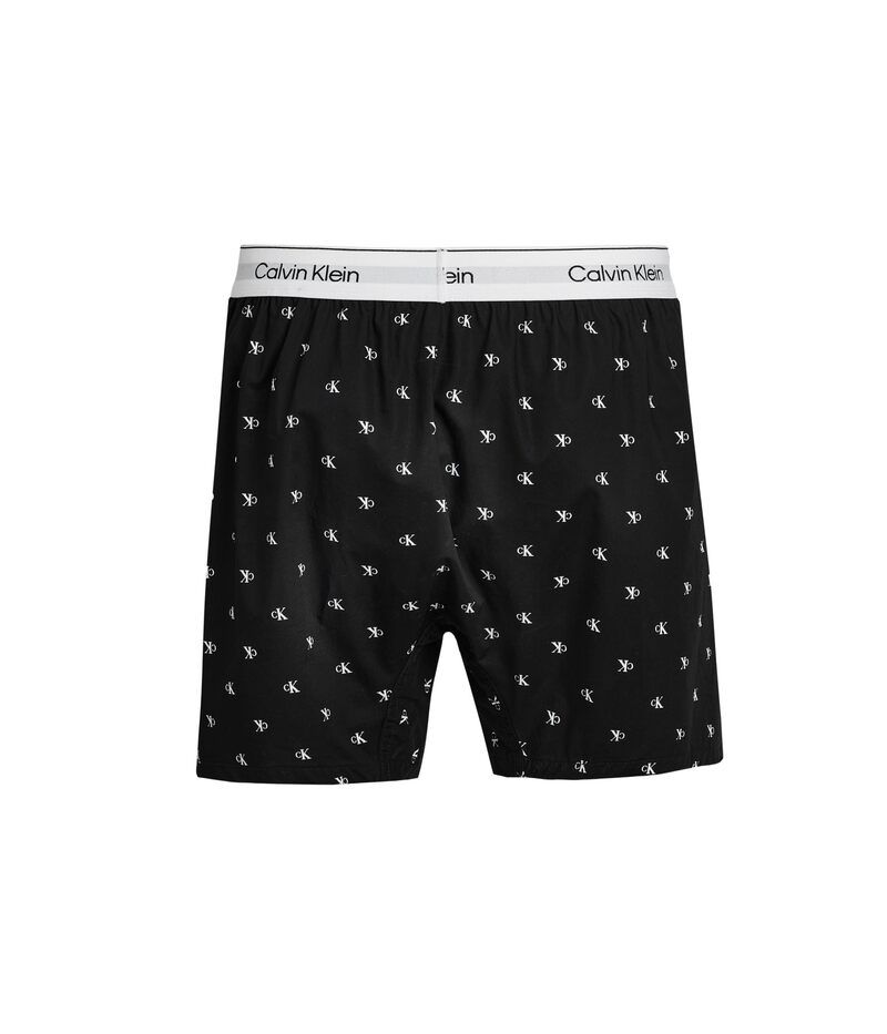 カルバン クライン アンダーウェア メンズ ボクサーパンツ コットン Calvin Klein Underwear Cotton Poplin Boxers Diamond Logo Bl