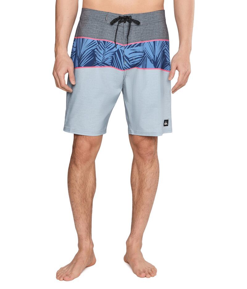 クイックシルバー メンズ 水着 ハーフパンツ・ショーツ ショートパンツ シルク Quiksilver Surfsilk Panel 20 Boardshorts Iron Gate