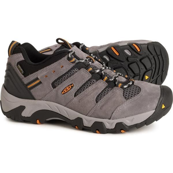 キーン メンズ シューズ ブーツ・レインブーツ Keen Headout Boots Waterproof For Men Steel GreyOrange Pepper グレー