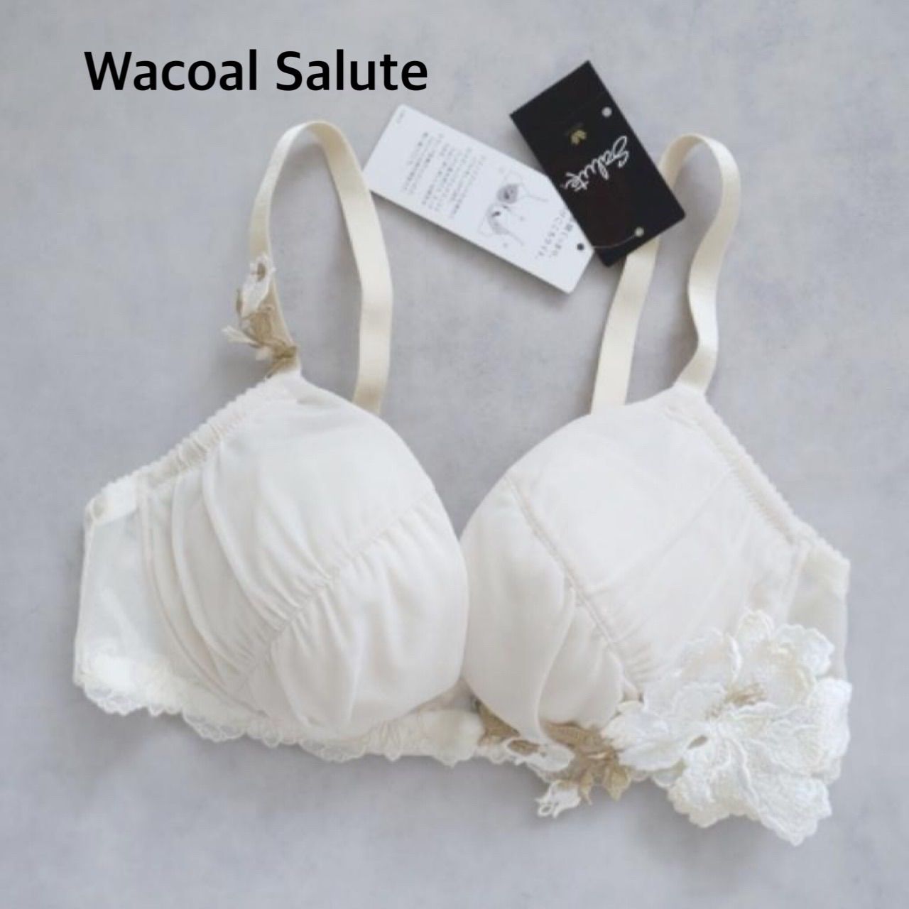 ★【新品 希少】Wacoal Salute　ワコールサルート　ブラジャー　53G 夢想のエロス　シャガール　フロントXブラ　日本製　F75 送料込み 6466810