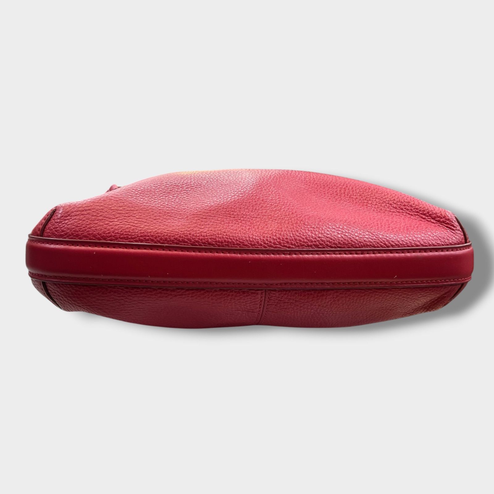 コーチ ショルダーバッグ メイ レザー シボ革 F34823 レッド Coach 