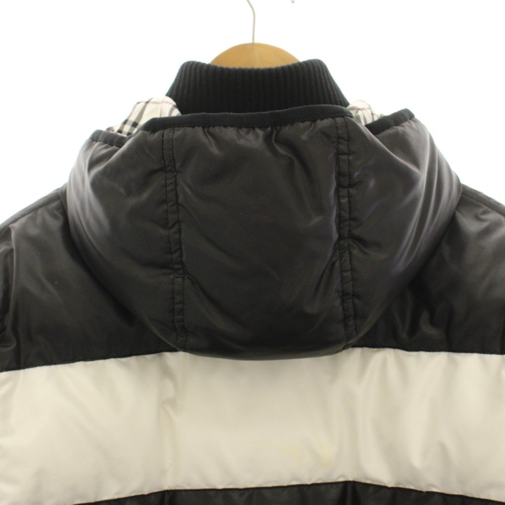 バーバリーブラックレーベルダウンジャケット白 BURBERRY BLACK LABEL - 美品 レア バーバリーブラックレーベル ダウン
