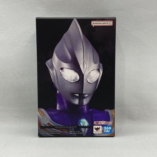 【中古】バンダイ S.H.Figuarts　真骨彫製法 ウルトラマンティガ スカイタイプ 開封品 ウルトラマンティガ[97]