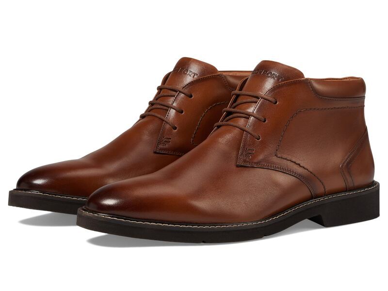 ロックポート メンズ シューズ ブーツ・レインブーツ Rockport Flynn Medium Naturaleather