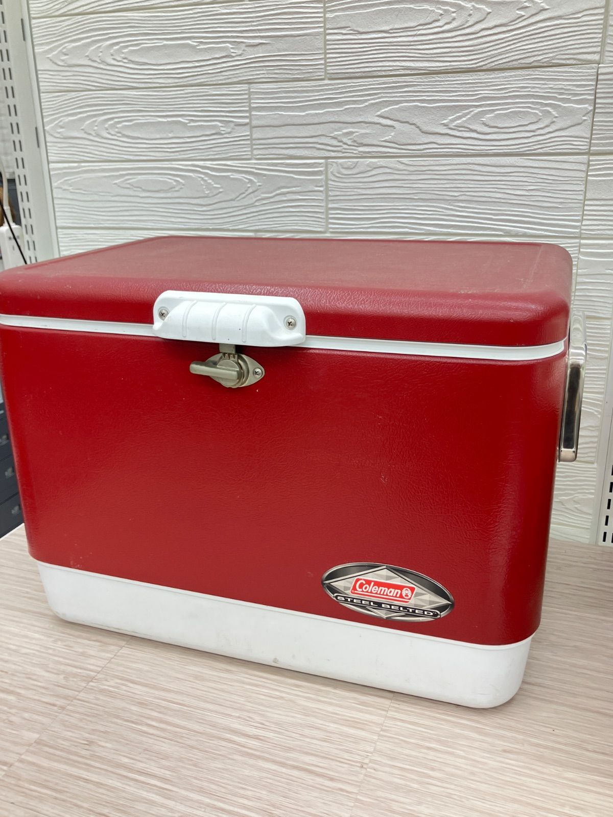 Coleman コールマン スチールベルトクーラー レッド 廃盤色