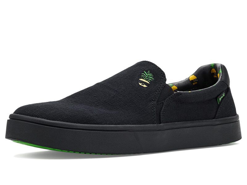 サヌーク メンズ シューズ Sanuk HavaShoe SlipOn Black Ben Gravy ブラック