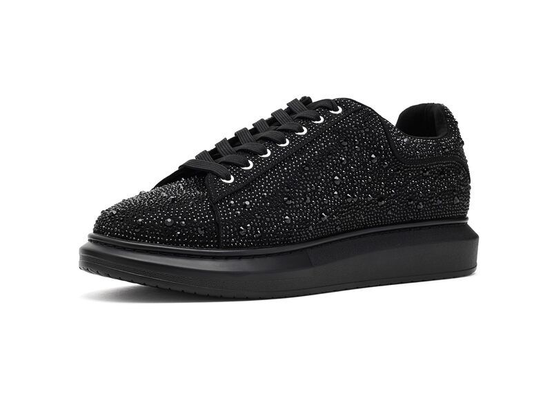 スティーブ マデン メンズ シューズ ブーツ・レインブーツ Steve Madden Icebox Black Rhineston ブラック