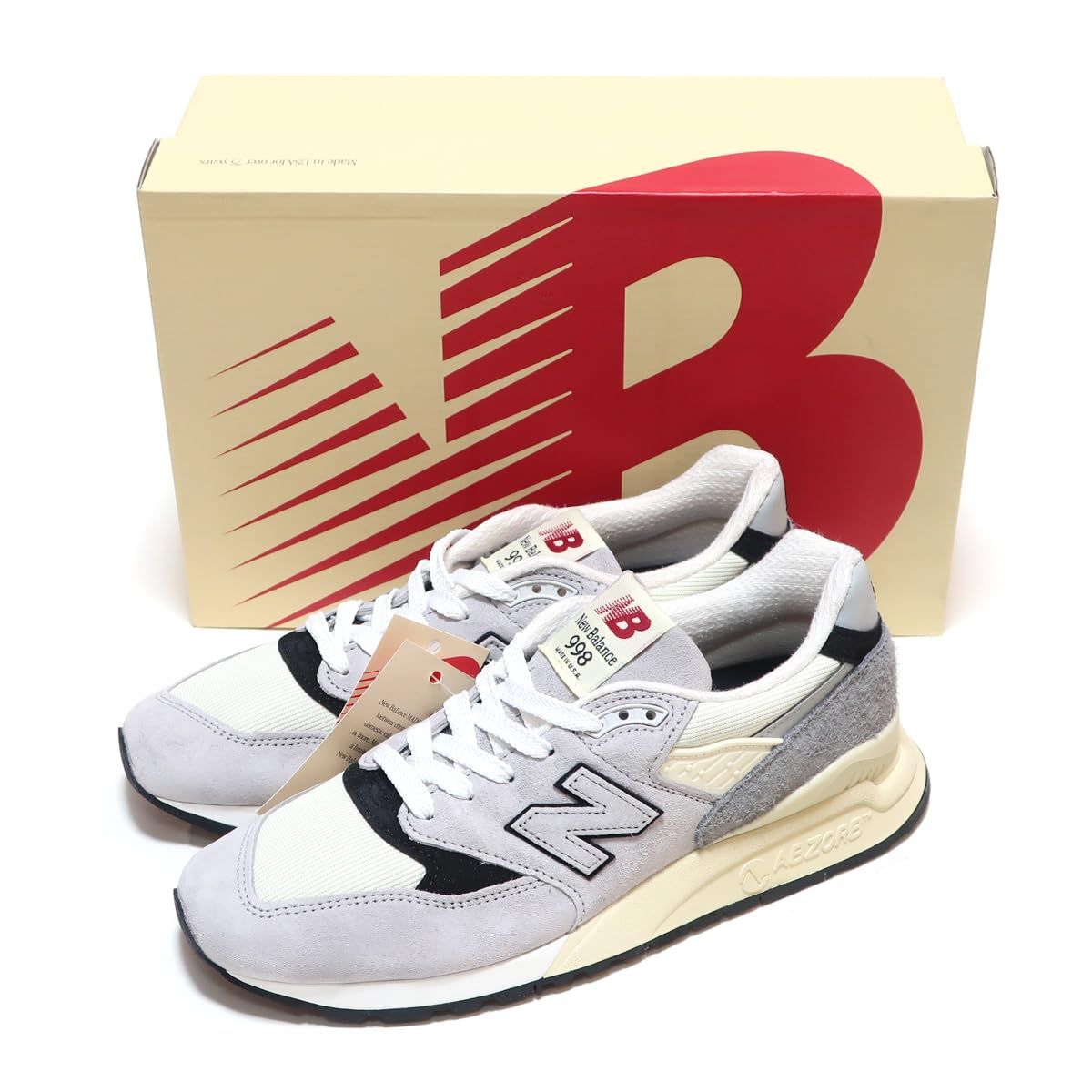 [ニューバランス] メンズスニーカー [U998GB] [GRAY] [MADE IN USA] [WIDTH D] [国内正規品] (グレー, 日本の靴のサイズ寸法, 大人, 数値, 27.0 cm) [グレー] [27.0 cm]