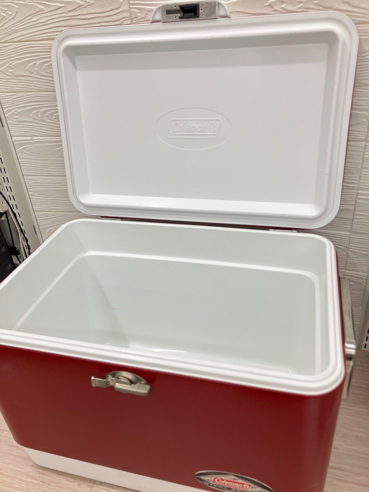 Coleman コールマン スチールベルトクーラー レッド 廃盤色