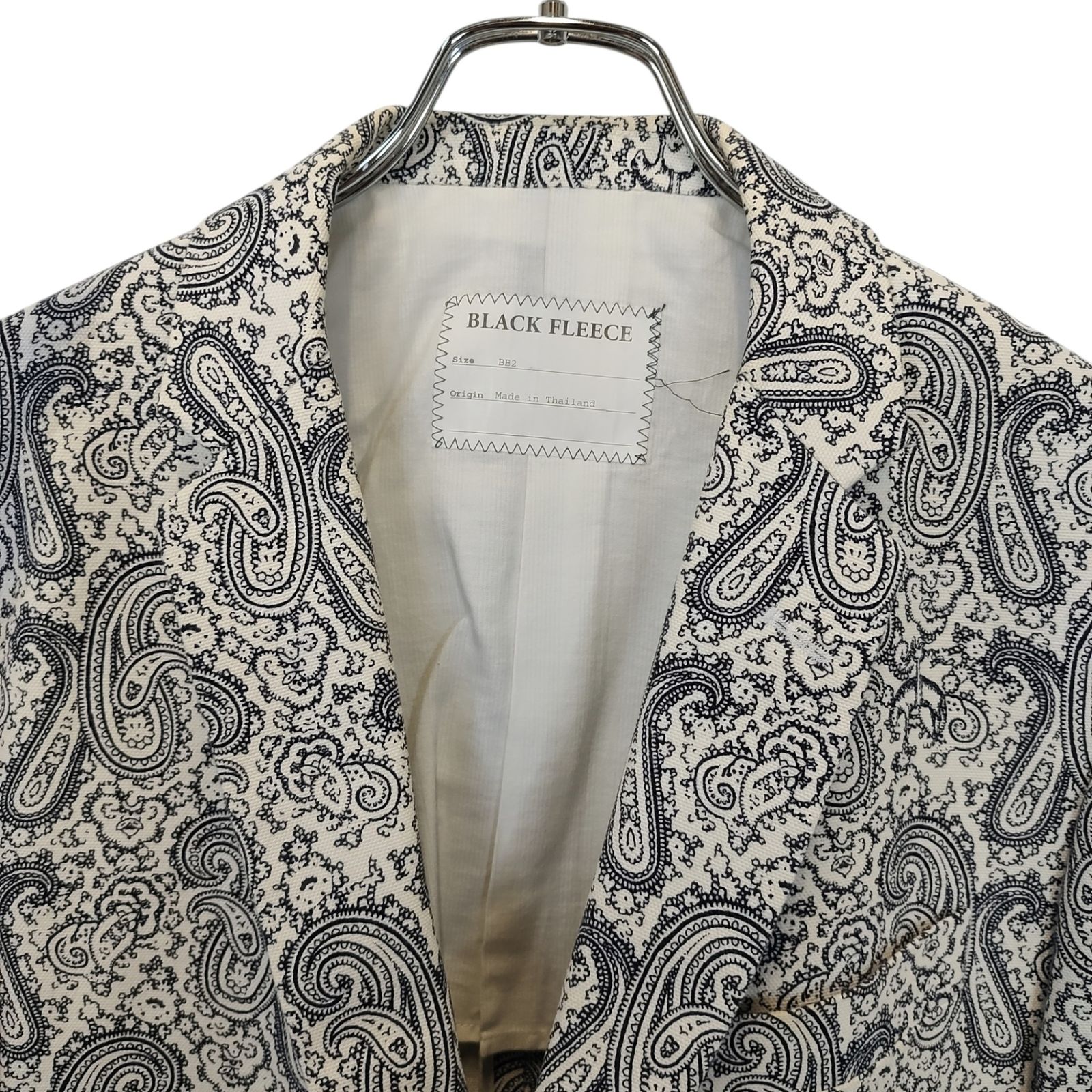 BLACK FLEECE ブラック フリース Paisley pattern tailored jacket 
