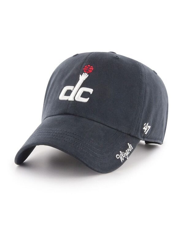 47 ブランド レディース アクセサリー 帽子 ロゴ 47 Brand Womens Navy Washington Wizards Miata Clean Up Logo Adjustable Hat Navy ネイビー