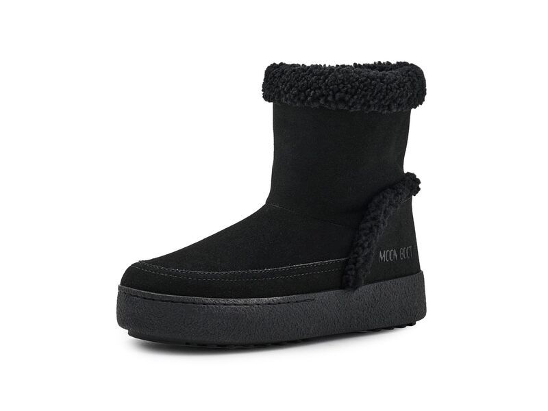ムーンブーツ レディース シューズ ブーツ・レインブーツ MOON BOOT Ltrack Tina Black ブラック