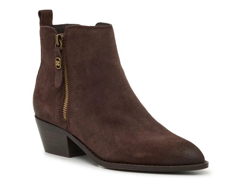 ラッキーブランド レディース シューズ ブーツ・レインブーツ Lucky Brand Anurla Bootie Dark Brown ブラウン