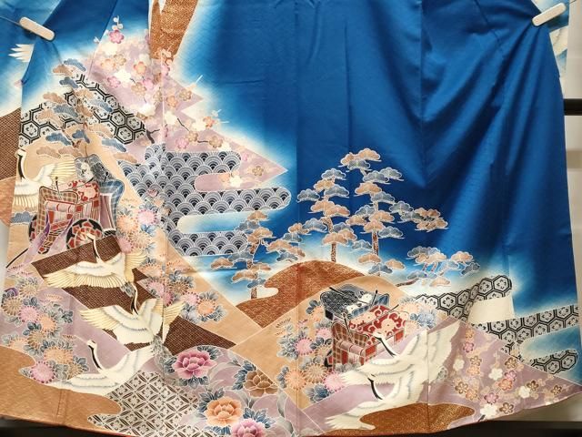 森英恵 振袖 蝶々刺繍 豪華 トールサイズ 黒 MORI 振袖 森英恵・HANAE 