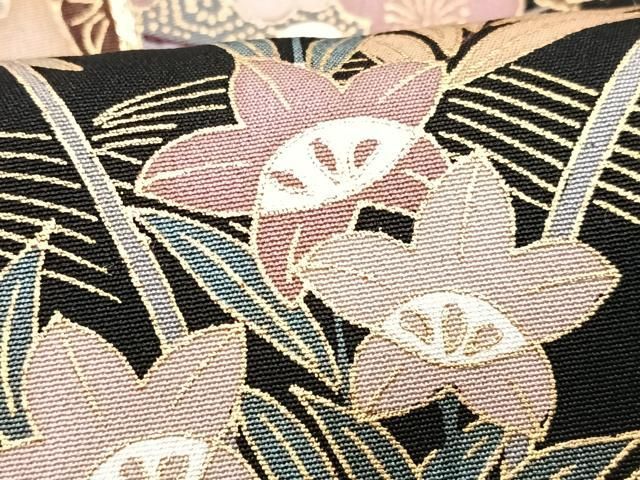 平和屋着物□豪華黒留袖 駒刺繍 御所車浜松文 金彩 正絹 逸品
