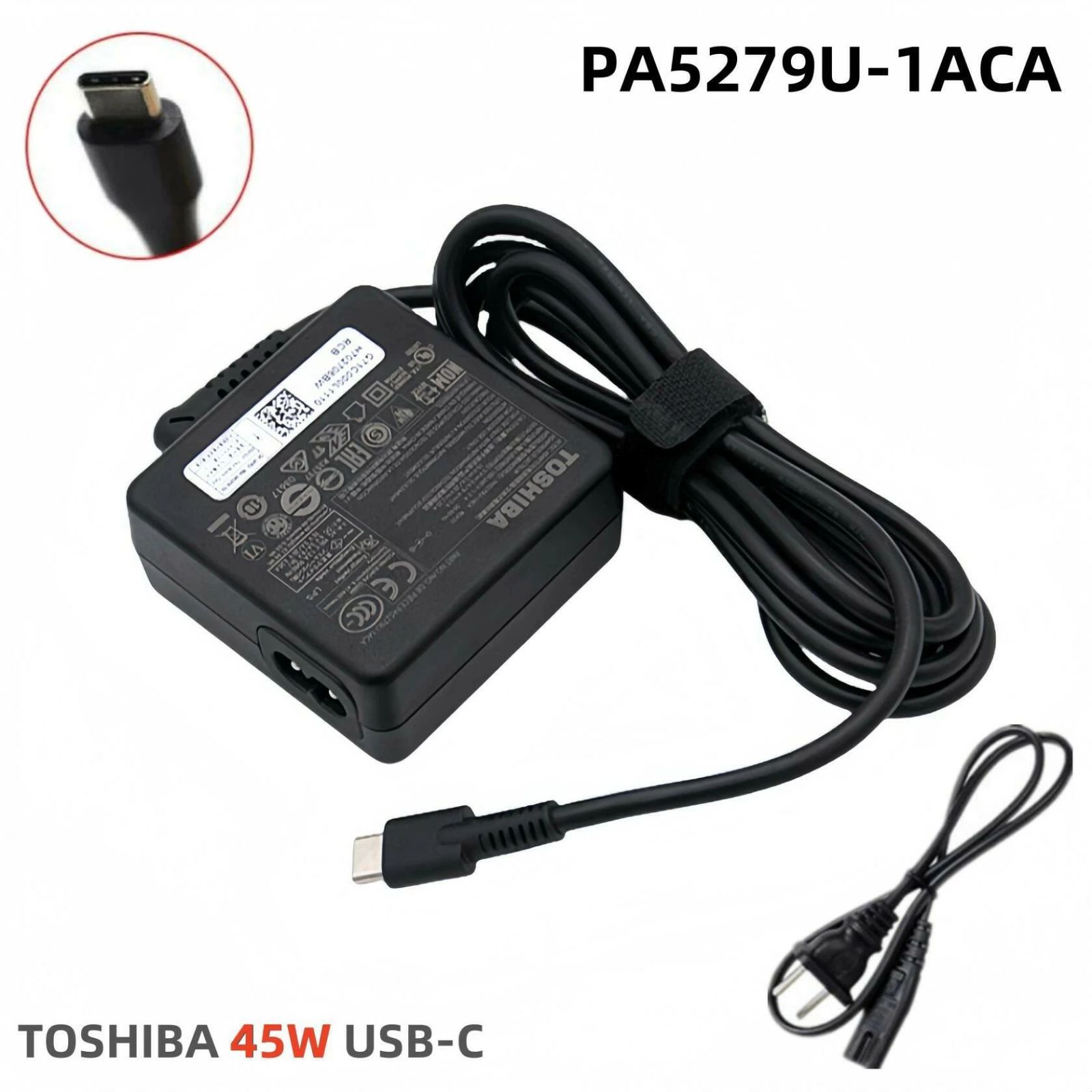 【送料無料】【PSE認証済み】純正新品 東芝 Toshiba 20V 2.25A Max45W Type-c(USB-C) PAACA047 ACアダプターPA5279U-1ACA PA5257U-1ACA ノ