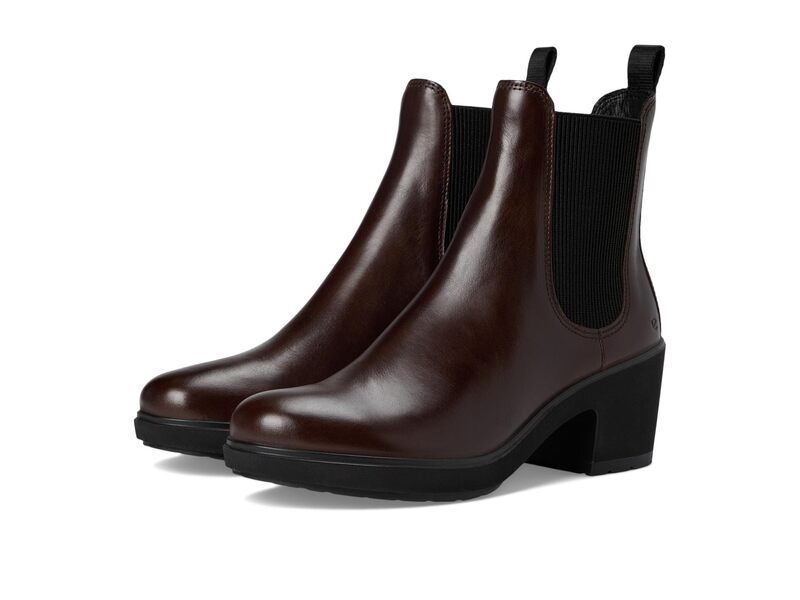 エコー レディース シューズ ブーツ・レインブーツ アンクル ECCO Zurich Buckle Ankle Boot Potting Soil