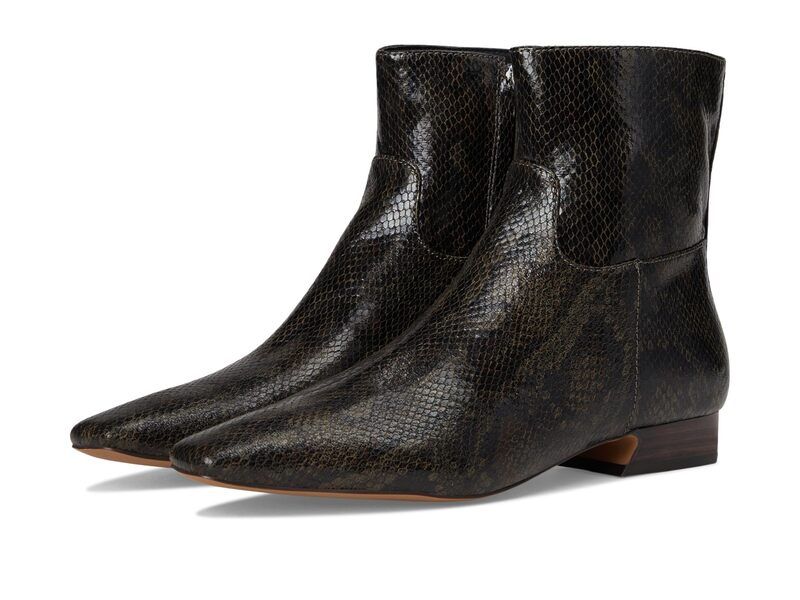 フリーピープル レディース シューズ ブーツ・レインブーツ プリント アンクル ブーツ Free People Easy Does It Snake Print Ankle Boots Military Snake Print