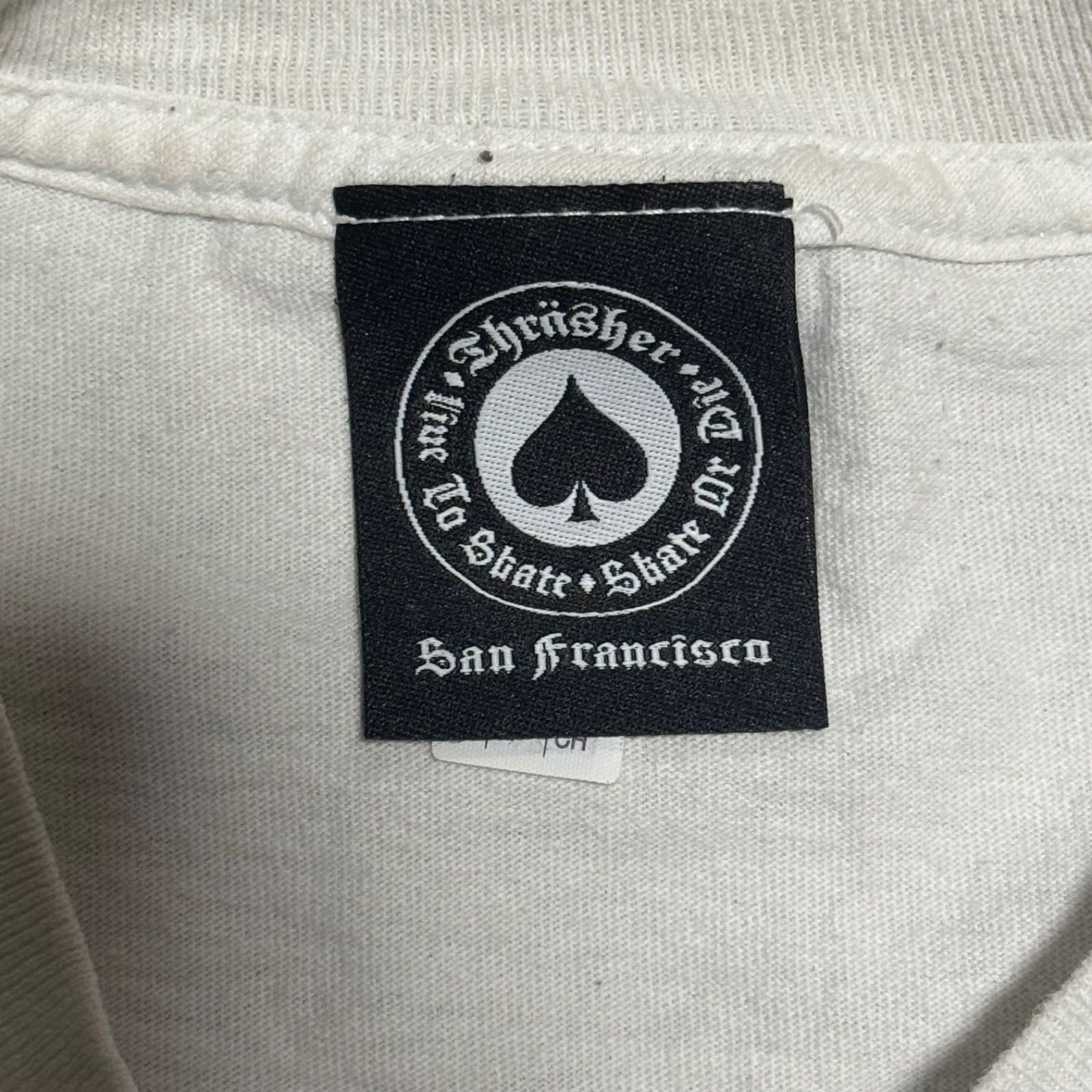 THRASHER スケートTシャツ 白T サンフランシスコ S - メルカリ