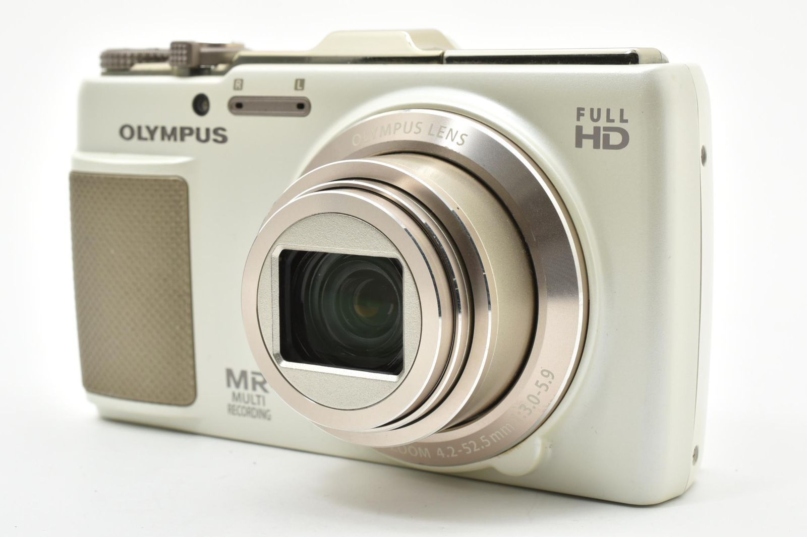 完動美品 オリンパス OLYMPUS STYLUS SH-25MR ホワイト ☆並品
