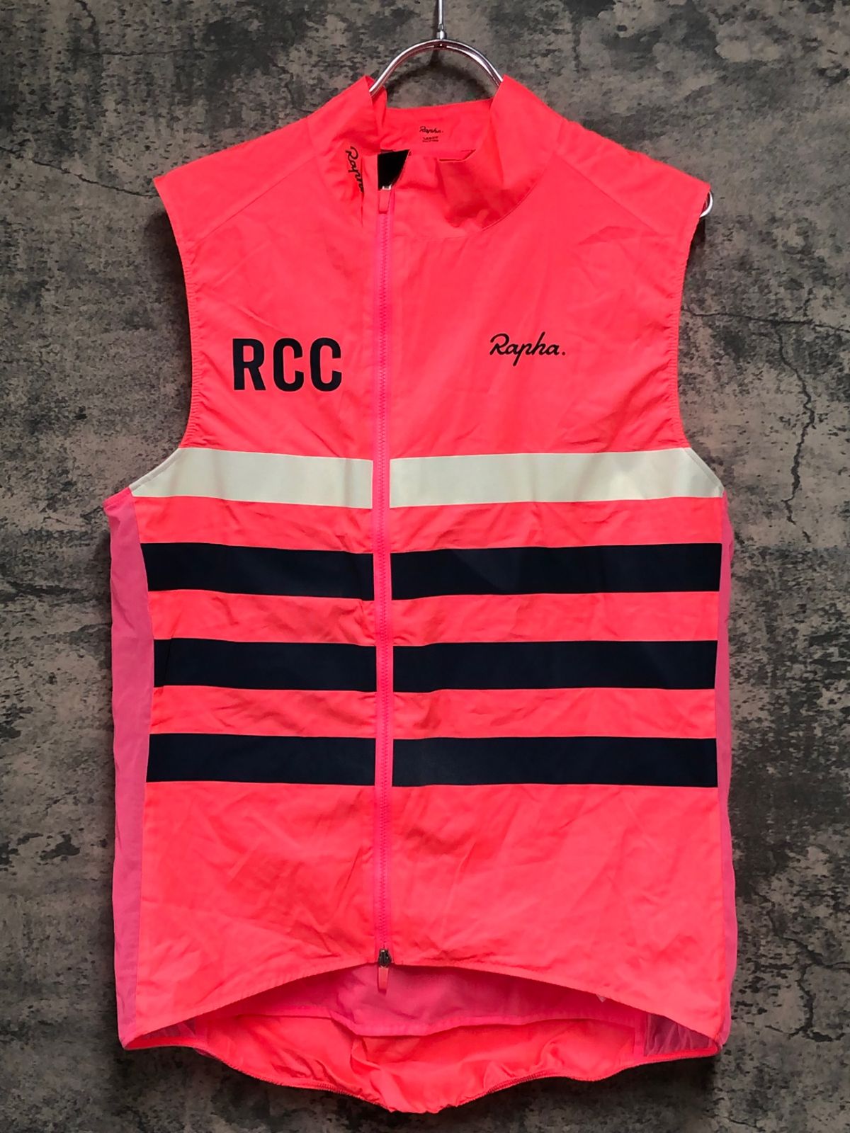 KD246 ラファ Rapha RCC BREVET GILET ジレ サイクルベスト ピンク L